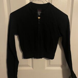 Vintage 90s Tommy Jeans crop zip sweater